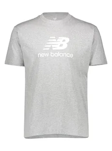 New Balance Koszulka "Essentials" w kolorze szarym - Koszulki męskie - miniaturka - grafika 1