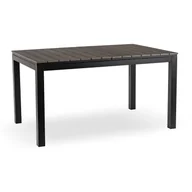 Stoły ogrodowe - Stół Ogrodowy Rozkładany Na Ogród Działka Taras Szary ARGOS 140-180 - miniaturka - grafika 1