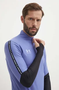 Under Armour bluza treningowa Challenger Pro kolor niebieski wzorzysta - Bluzy męskie - miniaturka - grafika 1