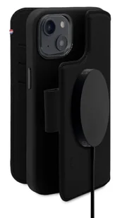 Etui Decoded Detachable Wallet Case skórzane z MagSafe z klapką do iPhone 13 / 14 - czarne - Etui i futerały do telefonów - miniaturka - grafika 1