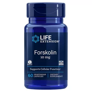 Life Extension Forskolin - Pokrzywa indyjska (Coleus Forskohlii) ekstrakt (60 kaps.) - Suplementy naturalne - miniaturka - grafika 1