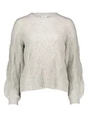 Swetry damskie - Vila Sweter w kolorze jasnoszarym - miniaturka - grafika 1