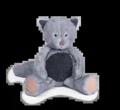 Maskotki i pluszaki - MOULIN ROTY Mały pluszowy kot Les Baba Bou 30 cm - miniaturka - grafika 1