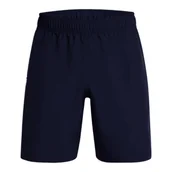 Spodenki męskie - Spodenki męskie Under Armour Tech Woven Wordmark Short Midnight Navy M - miniaturka - grafika 1