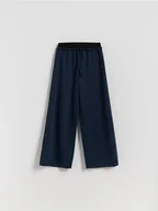 Spodnie i spodenki dla dziewczynek - Reserved - Luźne spodnie w kratę - wielobarwny - miniaturka - grafika 1