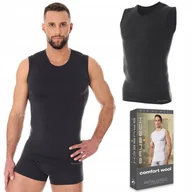 Koszulki męskie - Bezrękawnik WEŁNIANY męski BRUBECK SL10160 - XL - miniaturka - grafika 1