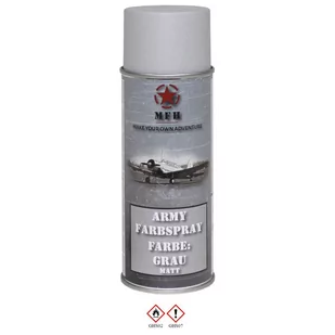 FARBA WOJSKOWA  W SPRAY GRAU MATOWY 400 ml - Akcesoria i części modelarskie - miniaturka - grafika 1