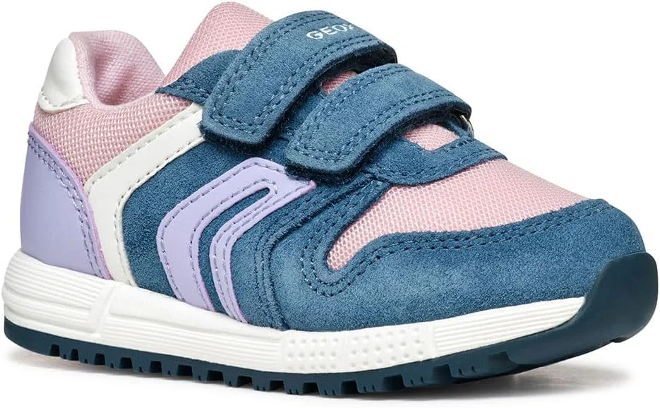 Geox sneakersy dla niemowląt dziewczynek rozmiar 21 oddychające welurowe