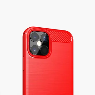 Carbon Case elastyczne etui pokrowiec iPhone 12 mini czarny - Etui i futerały do telefonów - miniaturka - grafika 10
