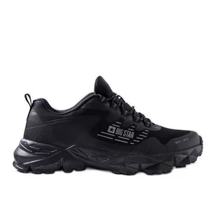 Czarne obuwie trekkingowe Big Star LL174127 - Buty sportowe męskie - miniaturka - grafika 1