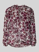 Bluzki damskie - Bluzka z długim rękawem o kroju oversized z czystej wiskozy model ‘LUCILA’ - miniaturka - grafika 1