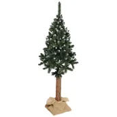 Choinki - Sztuczna choinka na naturalnym pniu 160 x 70 cm - miniaturka - grafika 1