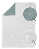 Koce i narzuty dla dzieci - Kocyk dziecięcy 75x100 Axel&Luna dwustronny Nattou - miniaturka - grafika 1