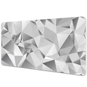 Podkładki na biurko - Podkładka na biurko Abstrakcja w kolorze szarym 90x45 cm - miniaturka - grafika 1