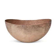 Tace i patery - Misa Metalowa W Prążki Pari 35X17X17 Miedziana X2 - miniaturka - grafika 1