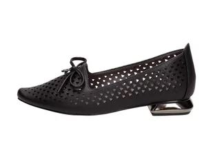 Czarne baleriny damskie Vinceza 10602 - Baleriny - miniaturka - grafika 1