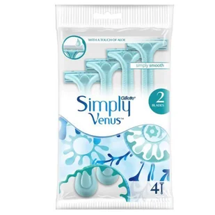 Gillette Venus Simply maszynka do golenia 4 szt dla kobiet - Maszynki do golenia i wkłady - miniaturka - grafika 3