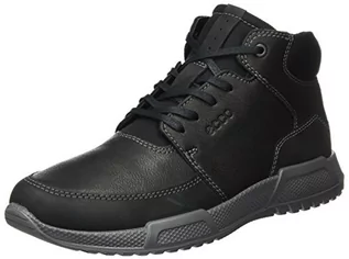 Buty sportowe męskie - Ecco panów Luca wysoka Sneaker, kolor: czarny (Black/Black), rozmiar: 40 531344_51707 - grafika 1