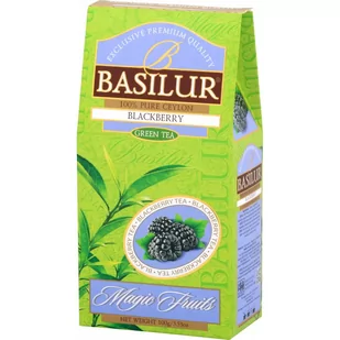 BASILUR BASILUR Herbata Blackberry stożek 100g WIKR-1034171 - Kawa w kapsułkach i saszetkach - miniaturka - grafika 1