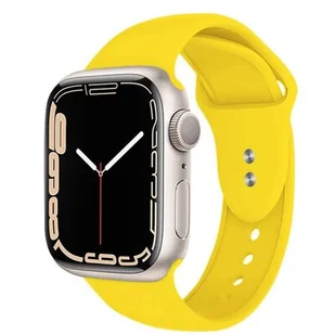 CRONG Pasek Liquid do Apple Watch 42/44/45 mm (żółty) - Akcesoria do zegarków - miniaturka - grafika 1