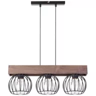 Lampy sufitowe - Milan Lampa wisząca 3 1 x 60 W E27 31574 - miniaturka - grafika 1