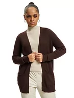 Swetry damskie - ONLY Onllesly L/S Open Cardigan Knt Noos Kardigan Kobiety, Black Coffee, M - miniaturka - grafika 1