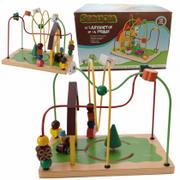 Zabawki interaktywne dla dzieci - Norimpex Drewniany labirynt Farma 1003334 cena za 1 szt - miniaturka - grafika 1