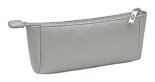 WEDO 24265554 piórnik szkolny"Die CLUTCH", 3 kieszenie, 4 szlufki na długopisy, łatwy w pielęgnacji, srebrno-szary - Piórniki - miniaturka - grafika 1