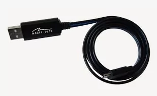 Media-Tech FLOWING LED USB KABEL MIKRO USB Z ILUMINACJĄ LED ZIELONY 1_556265 - Kable USB - miniaturka - grafika 3