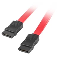 Kable komputerowe i do monitorów - LANBERG LANBERG Kabel SATA DATA III 1M (CA-SASA-10CU-0100-R) - miniaturka - grafika 1