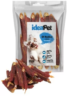 IdeaPet Rybka z kaczką 500g - Przysmaki dla psów - miniaturka - grafika 1