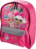 Plecaki szkolne i tornistry - LEGO L.O.L. Surprise! Together 4Eva Backpack with front zipped pocket with padded adjustable shoulder straps - miniaturka - grafika 1
