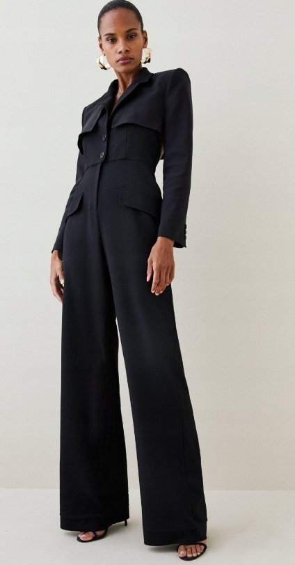 KAREN MILLEN BOLERKO DAMSKIE CZARNE KRÓTKIE 38 YŁD