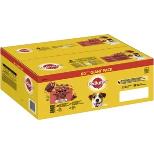 Pedigree Wielopak Mieszanka w galaretce 80 x 100 g - Mokra karma dla psów - miniaturka - grafika 1