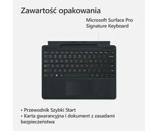 Microsoft Surface Signature Pro Keyboard Czarny - Części i akcesoria do laptopów - miniaturka - grafika 6