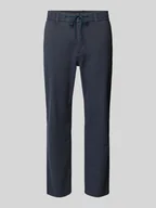 Spodnie męskie - Chinosy o kroju tapered fit z tunelem - miniaturka - grafika 1