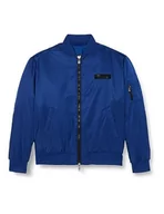 Kurtki męskie - Armani Exchange Męska kurtka Sustainable, Cross Gender, boczna kieszeń, logo Patch Shell Jacket, New Ultramarine, XL - miniaturka - grafika 1