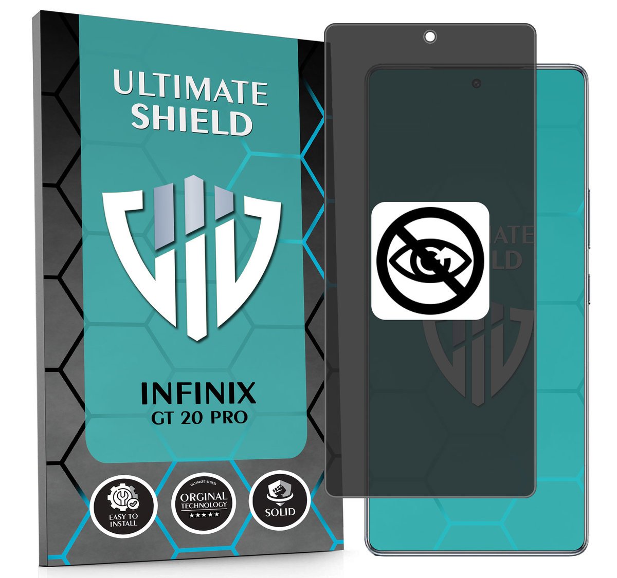 NAJLEPSZA FOLIA 5D ANTYSZPIEGOWSKA DO INFINIX GT 20 PRO HYDROŻELOWA MATOWA