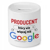 Skarbonki - Skarbonka Dla Producenta na Urodziny na Prezent z Nadrukiem ze Zdjęciem + Opakowanie na prezent (wzór 02) - miniaturka - grafika 1