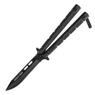 Noże - Nóż składany motylek K25 36250 Balisong Black - miniaturka - grafika 1