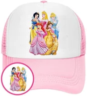 Czapki i chusty sportowe męskie - Czapka z Daszkiem Księżniczki Różowa z Nadrukiem Lato Siatka Bejsbolówka - miniaturka - grafika 1