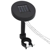 Pozostałe ozdoby ogrodowe - vidaXL Sznury lampek LED z panelem solarnym do altany - miniaturka - grafika 1