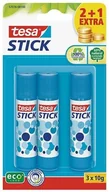 Kleje biurowe - tesa Klebestift ecoLogo 2+1 10g blau - miniaturka - grafika 1