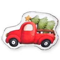 Kołdry i poduszki dla dzieci - Poduszka świąteczna Autko z Choinką, Albero Mio - miniaturka - grafika 1