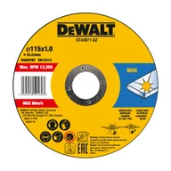 Akcesoria do elektronarzędzi - Tarcza do cięcia metalu 115 x 1 x 22.23 mm DT43971-QZ FASTCUT DEWALT 5054905245672 - miniaturka - grafika 1