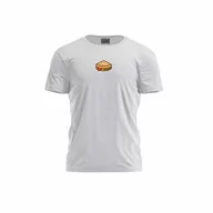 Koszulki męskie - Bona Basics, Męski T-shirt z cyfrowym nadrukiem,% 70% bawełna% 30 poliester, szary, na co dzień, męskie topy, rozmiar: L, szary, L - miniaturka - grafika 1