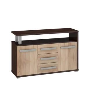 Komoda 2D3S ANG-05 Angel MebloCross Biały Mat / Czarny Połysk - Komody - miniaturka - grafika 1