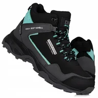 Buty trekkingowe damskie - Buty damskie, sportowe Dk Sauron High 1029 Blk Mint D Wodoodporne - miniaturka - grafika 1