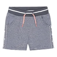 Spodenki damskie - DIRKJE Chłopięce ciemnoniebieskie białe paski szorty, niebieski/biały, 116 - miniaturka - grafika 1