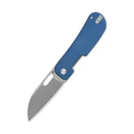 Noże - Nóż składany QSP Knife Variant PE QS154-C Stonewashed 14C28N Blue Micarta by Jacob Lundquist - miniaturka - grafika 1